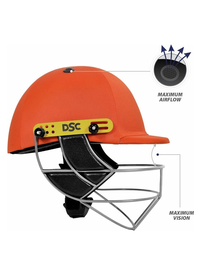 DSC Defender Cricket Helmet | For Men & Boys | Adjustable Steel Grill | Back Support Strap | Lightweight  - Image 3