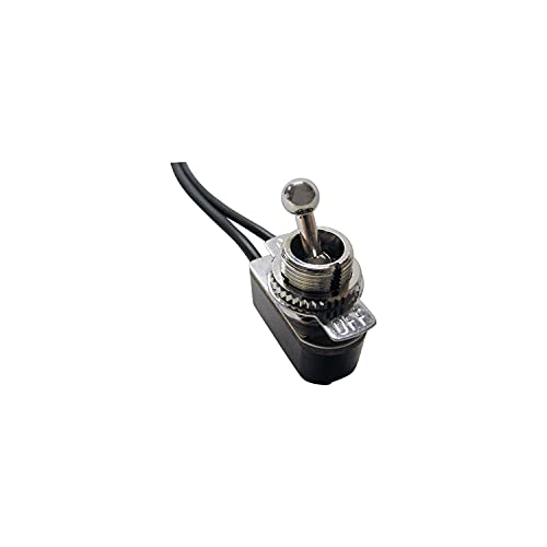 Gardner Bender GSW-125 Electrical Toggle Switch, SPST, ON-OFF, 6 A/125V AC, 6 inch Wire Terminal - Image 2