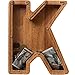 ladenk 12 Inch Extra Large Wooden Kids Letter Piggy Bank Piggy Bank for Boys Girls Initial K Bank Alphabet Money Bank for Birthday - Image 2