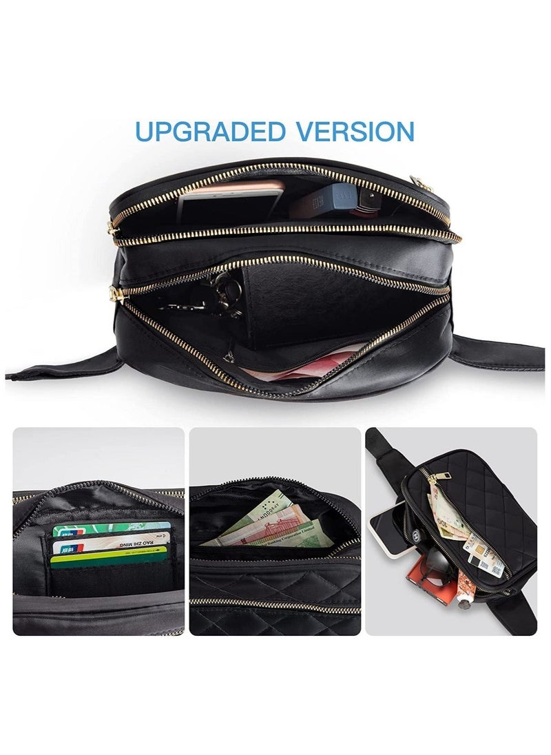 Generic - Packs for Women and Men, Fashionable Crossbody Belt Bags, Multi-Pockets Adjustable Belts, for Travel Hiking Cycling Running,  Hip Bag for Travel Hiking Cycling Running, Easy Carry Any Phone - Image 1
