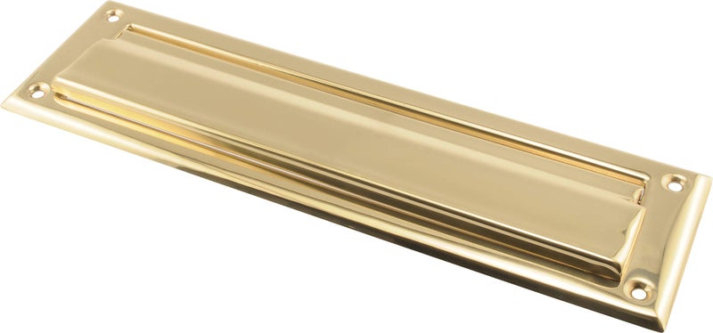 Hillman 852390 2 x 11 Mail Slot Solid Brass Bright Brass Finish 1 Pack - Image 2