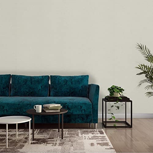 Asian Paints ezyCR8 Cube Beige Non-Adhesive Wallpaper for Home & Office, Easy Application, Water Resistant, Dust Proof, PVC Coated Multi-Purpose Interior Décor (53cm x 950cm)| (54 sq. ft. per roll) - Image 1