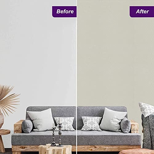 Asian Paints ezyCR8 Cube Beige Non-Adhesive Wallpaper for Home & Office, Easy Application, Water Resistant, Dust Proof, PVC Coated Multi-Purpose Interior Décor (53cm x 950cm)| (54 sq. ft. per roll) - Image 3