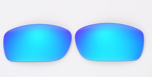 NicelyFit Polarized Replacement Lenses for Oakley Fives Squared Sunglasses (Ice Blue Mirror) - Image 2