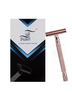 Pearl Shaving Close Comb Double Edge Safety Razor for Men  Reusable Eco Freindly DE Razor for Men Classic And Traditional Mens Shaving Razor  Luxury Shaving Kit  Premium Mens Safety Shaving
