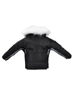 E-TING Santa Clothing Black Down Coat Christmas Accessories For Elf Doll  - Image 1