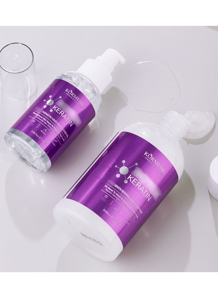 Kormesic Keratin Leave-In Conditioner 280g - Nourishing & Detangling - Image 2