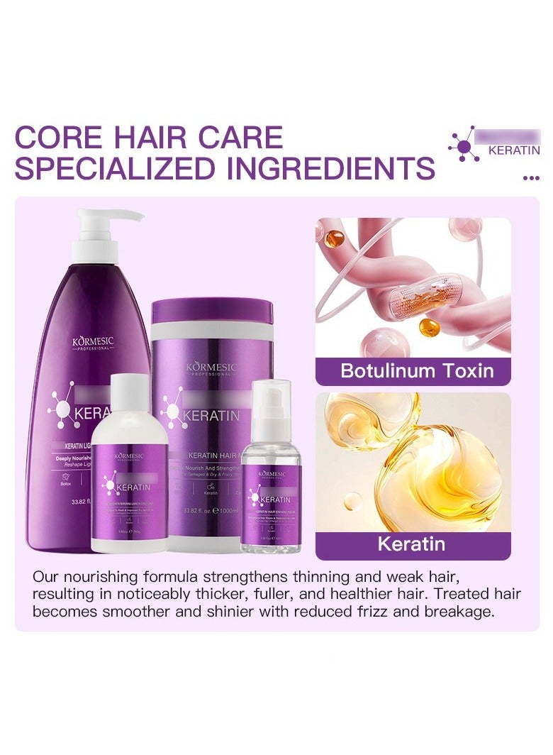 Kormesic Keratin Leave-In Conditioner 280g - Nourishing & Detangling - Image 4