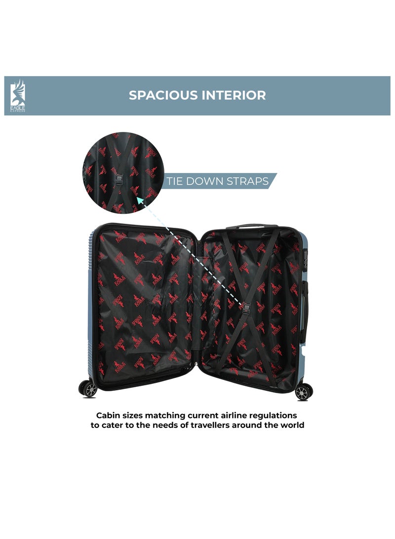 ايجل اكسبريس عربة HORIZONE ABS الصلبة مقاس 28 بوصة باللون الأزرق الجليدي - Image 5