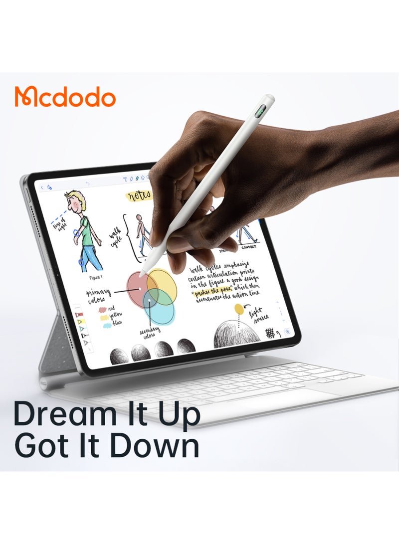 مكدودو Mcdodo قلم ستايلس آيباد، شاشة رقمية، يدعم راحة اليد (Palm Rejection)، للرسم والكتابة الدقيقة - Image 2