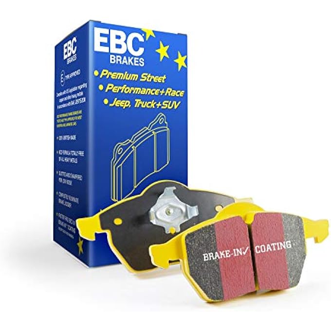 اي بي سي_بريكس فرامل EBC Yellowstuff Series 4000 ستريت DP41853R لتناسب شيفروليه دودجفيسكيركاديلاكدودج USAKARMAJEEPRIVIAN - Image 1