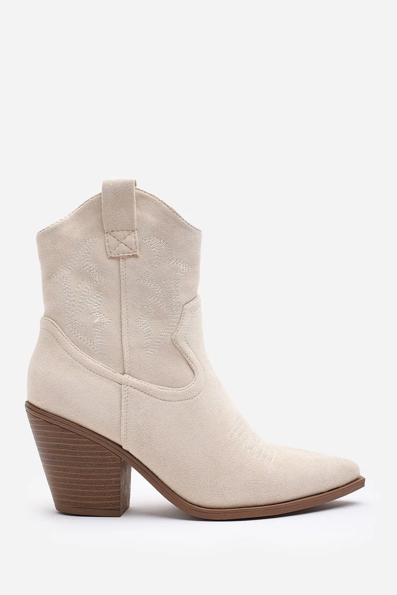ويرز ذات فروم Seraphina Cowboy Boots Ankle Length Western Block Heel