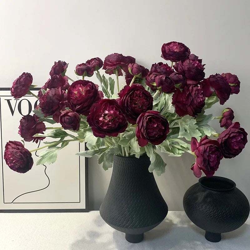 Bluejw Nordic Style Artificial Silk Peony Bouquet – Realistic Dried Plants Look, Bulk Decor for Mother's Day, Christmas & New Year - Image 5