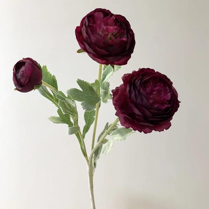 Bluejw Nordic Style Artificial Silk Peony Bouquet – Realistic Dried Plants Look, Bulk Decor for Mother's Day, Christmas & New Year - Image 1