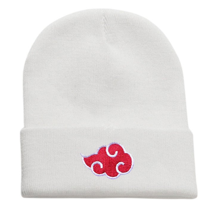 Naruto Cloud Knit Beanie Unisex Winter Warm White 