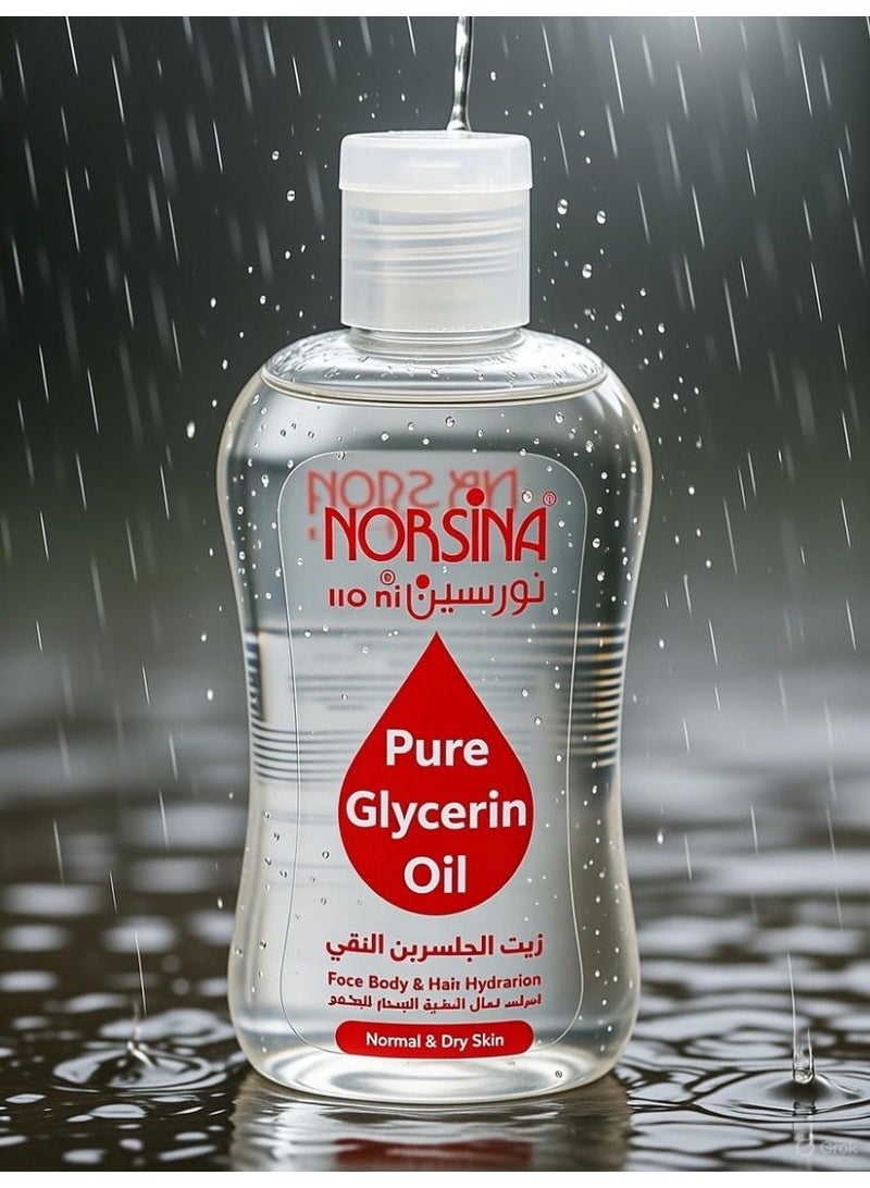 Norsina Pure Glycerin Oil For Face And Body 200 ml - Image 3