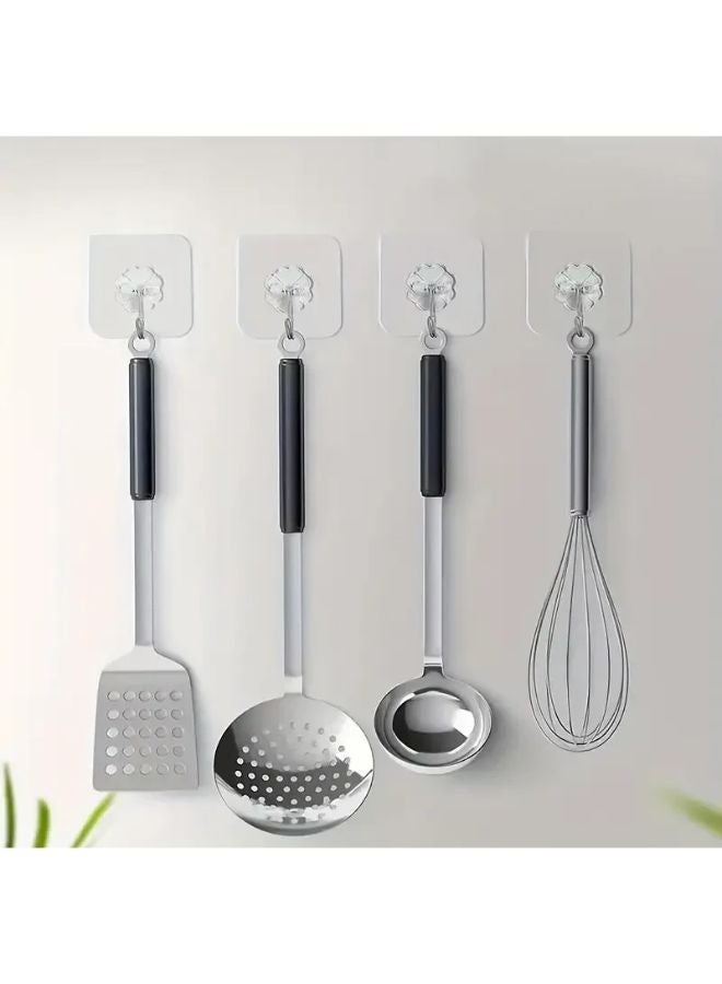 Adhesive Hooks Heavy Duty Wall Hooks 20Pack 8Kg Max, Self Adhesive Hook - Image 4