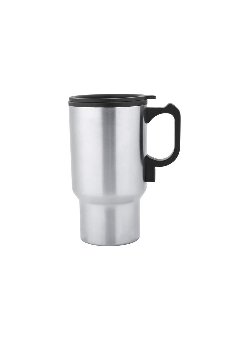 GGOOT Stainless Steel Heating Cup, 12V 450mL Electric Car Heating Coffee Milk Cup Mug Hot Water Bottle for Travel Picnic Camping Outdoor - Image 1