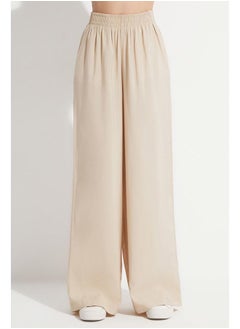 JUNE June Women Modal Blend Shirt Trouser Set Stone  - Image 4