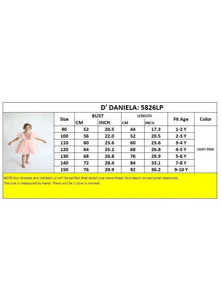 D'Daniela Sequin Bodice Dress
