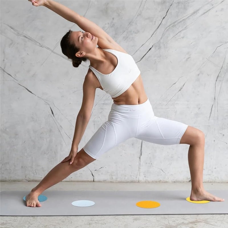 72 قطعة نقاط سجاد غير قابلة للانزلاق للفصول الدراسية مع علامات أرضية ذات ظهر خطاف وحلقة - Image 5