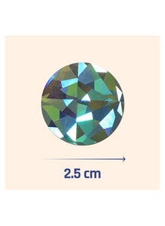 SHOWAY **DIY Holographic Glitter Scratch Stickers – 1 Inch Round, 150 Pack – Customizable Labels for Surprises, Games, and Crafts**  - Image 2