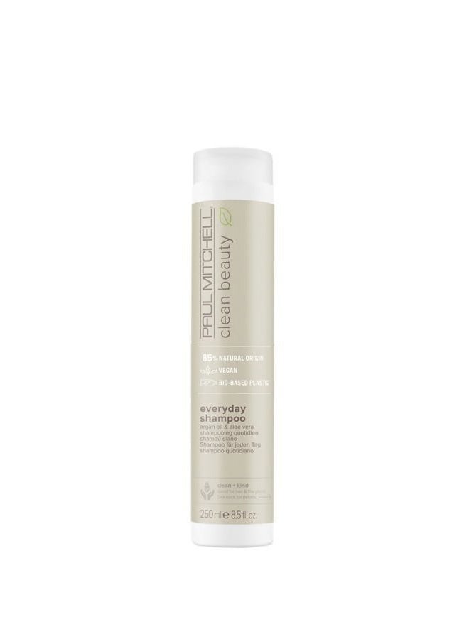 Paul Mitchell Clean Beauty Everyday Shampoo, Boosts Shine, Adds Body, For All Hair Types, 8.5 fl. oz. - Image 1