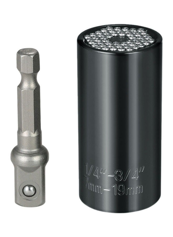 Metric Wrench Power Drill Adapter Socket Set,7mm-19mm Multi-functional Universal Socket Metric Wrench Power Drill Adapter Socket Set Professional Repair Tools  - Image 2