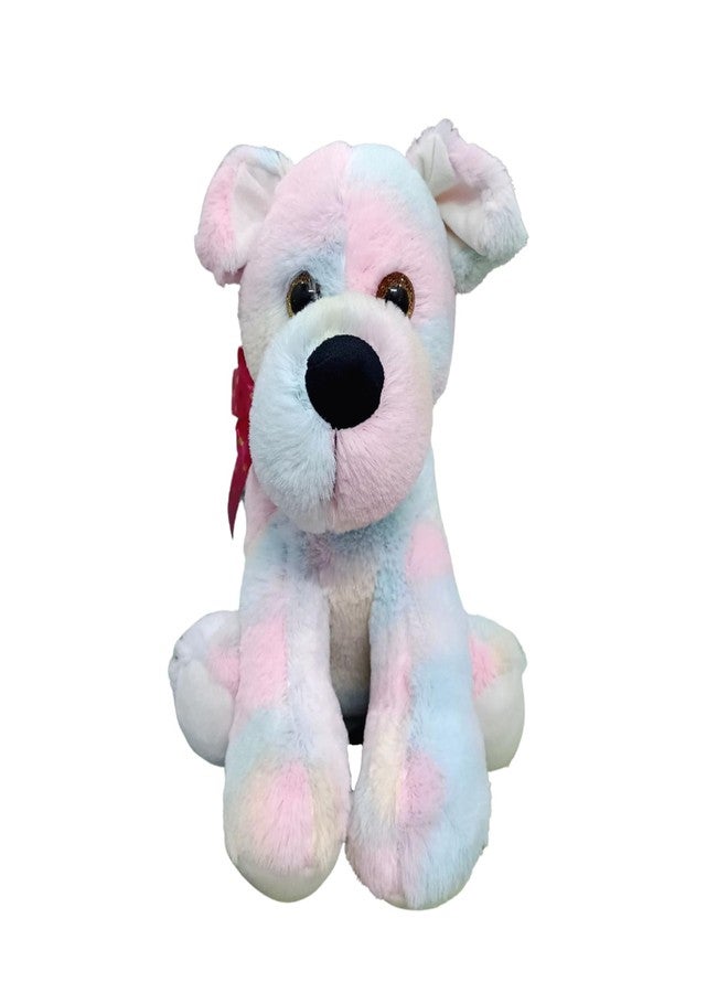 Stuff Tree Rainbow Sitting Cute Dog for Girls Baby Boys Plush Kids 30 cm Rainbow Color - Image 2