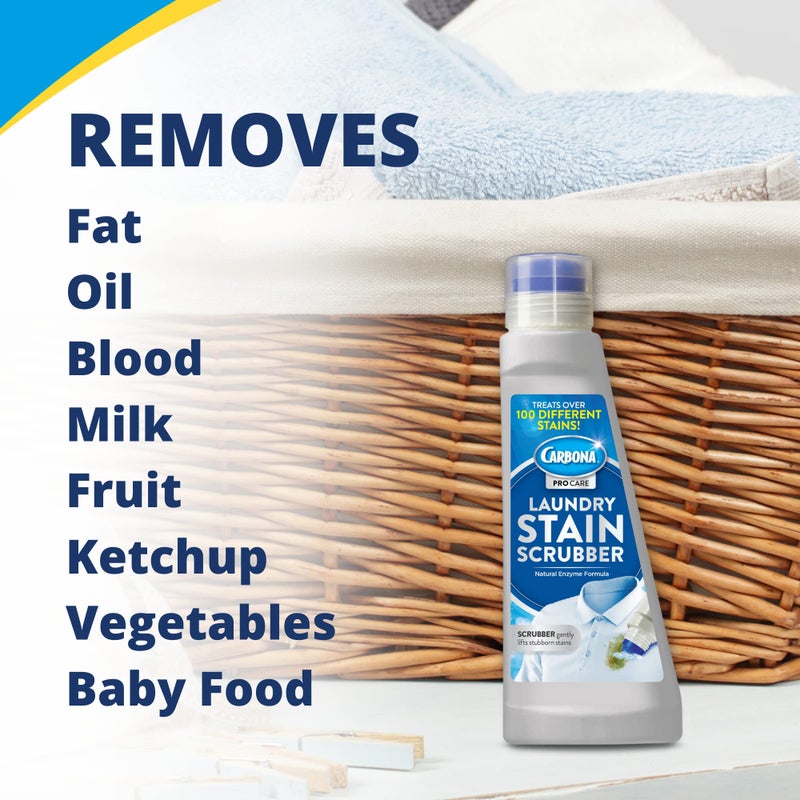 Carbona Stain Wizard | Bio-Enzyme Stain Remover | Eliminates Fat, Oil, Blood, Milk, Fruit, Ketchup, Vegetables & Baby Food Stains | Save On Skin & Washable Fabrics | 3 Pack - Image 3
