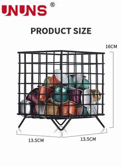 Coffee Pod Holder,Large Capacity K Cup Coffee Pod Basket,Kitchen Counter Storage Baskets,Black - pzsku/ZC0D8493370AB79843AE6Z/45/_/1673003119/30d2a3ef-d5a1-4bca-9201-f55ca809ffb9