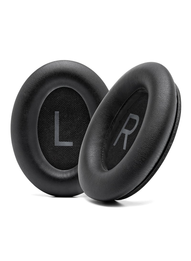 Earpads Replacement for Bose QuietComfort 45 (QC45)/QuietComfort SE (QC SE)/QuietComfort Wireless with Thicker Memory Foam,Ear Pads Cushions with Softer Protein Leather,Black - Image 1