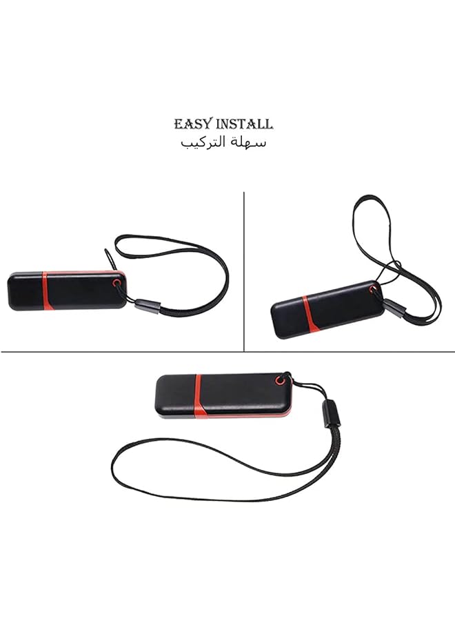 erorex Nylon Lanyard Holder For Mobile Phone Small Electronic Devices Keychain Random Colors 10 Pieces - Image 3