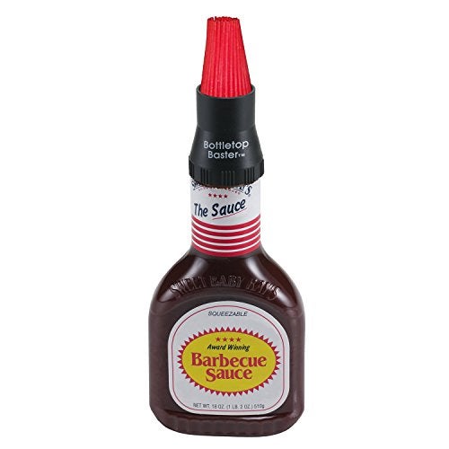 Jokari Crazy But It Works Silicone Bottletop BBQ Baster, Black, 2-Pack - Image 2