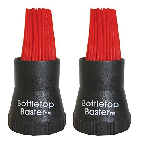 Jokari Crazy But It Works Silicone Bottletop BBQ Baster, Black, 2-Pack - Image 5