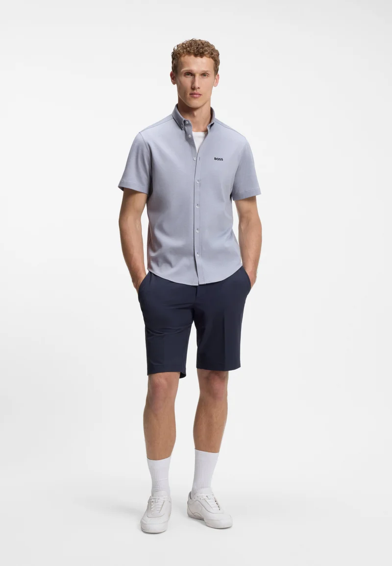 BOSS  Regular-fit shirt in cotton jersey for Men | Best Price UAE