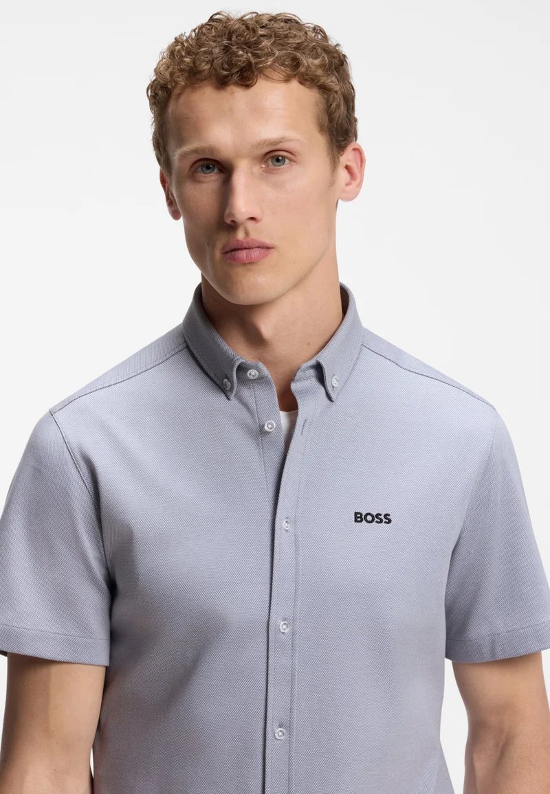 BOSS  Regular-fit shirt in cotton jersey for Men | Best Price UAE