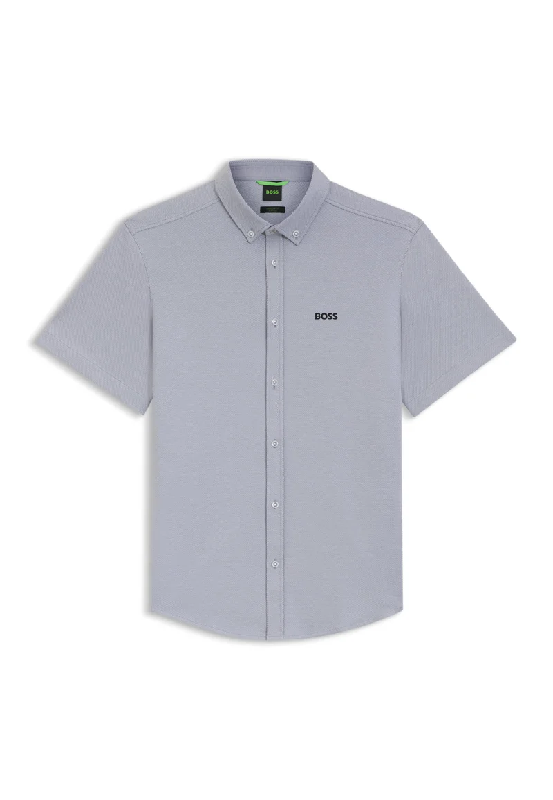 BOSS  Regular-fit shirt in cotton jersey for Men | Best Price UAE