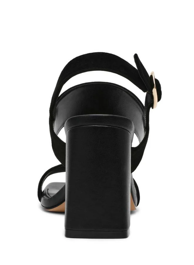 Steve Madden  Wendie Black Women's Heeled Sandals for Women | Best Price UAE