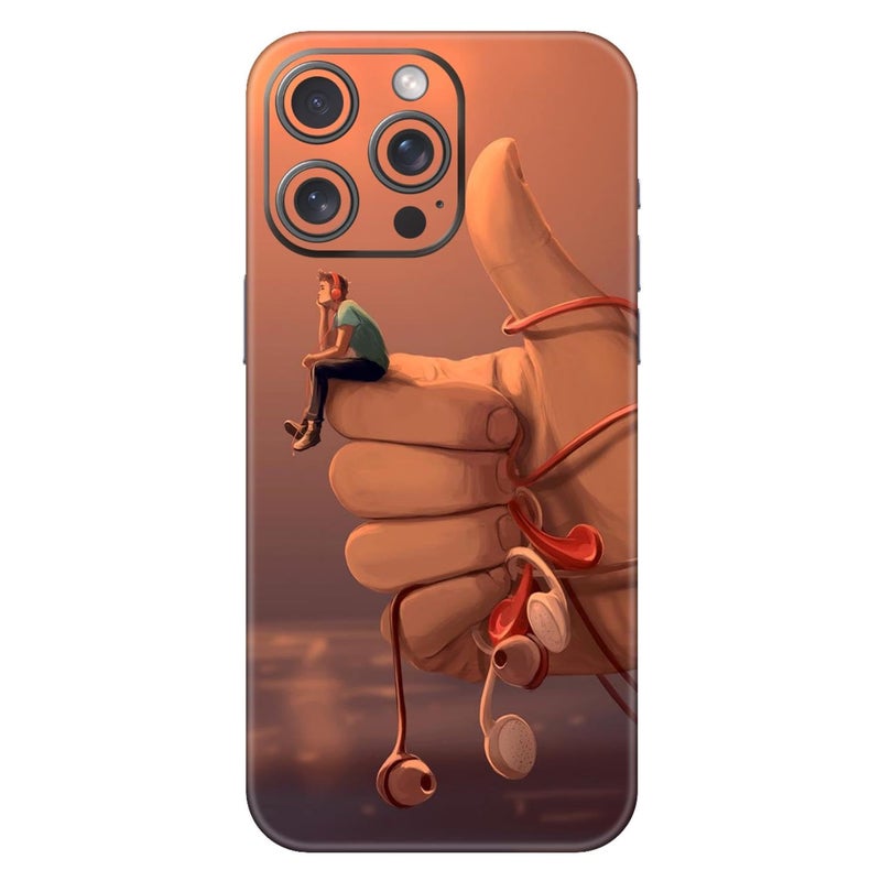 WRAP CRAFT Mobile Skin Sticker Compatible with Apple iPhone 15 Pro Max Skin Not Back Cover, Camera & Back Protector Mobile Skin Wrap; Apple 15 PRO MAX-KE-322 - Image 1