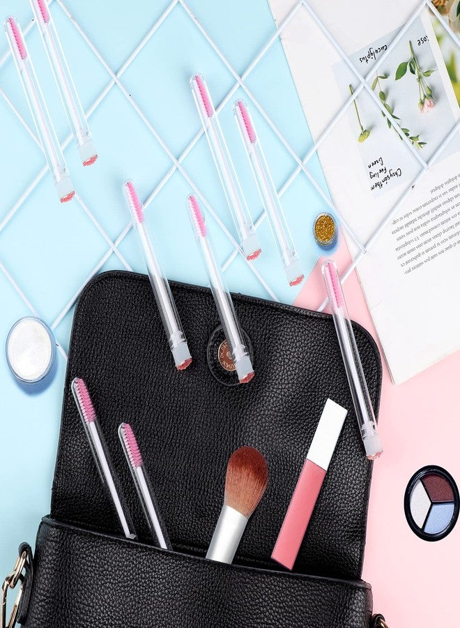 Dming 20pcs Eyelash brush Lash Wand Makeup tool Eyelash Extension supplies Cleaning brush Diamond Mascara star l pink - Image 5
