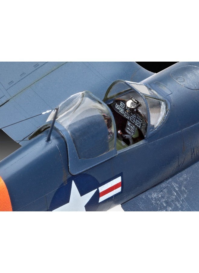 Revell - Revell 03955 F4U-4 Corsair Model Kit, 14.8 cm Length,17.3 cm spanwidth - Image 1