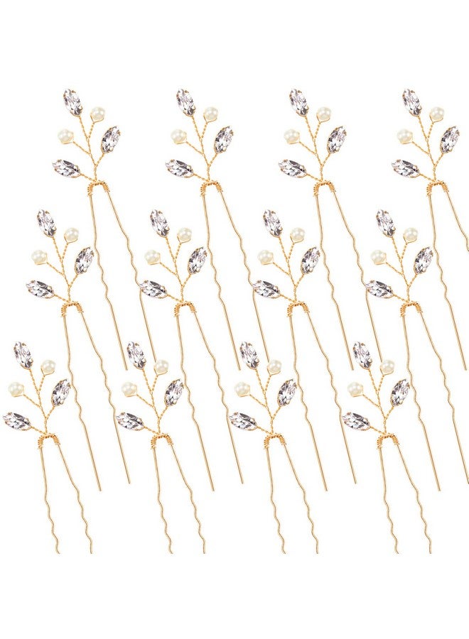 لوينابيو 12 جهاز كمبيوتر شخصى كريستال العروس دبابيس الشعر الزفاف الزفاف اللؤلؤ حجر الراين قطع الشعر خمر الزفاف الشعر التبعي دبابيس الشعر الطرف للنساء زهرة الفتيات وصيفات الشرف - Image 1