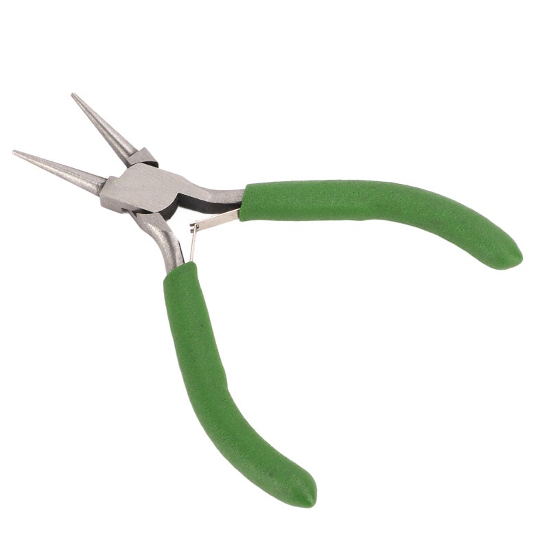 Round Nose Pliers: Premium Carbon Steel Nonslip Handle - Wire Looping Jewelry Pliers for DIY Craft Jewelry Making Lovers - Image 4