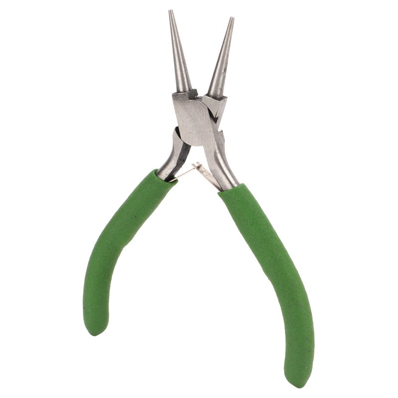 Round Nose Pliers: Premium Carbon Steel Nonslip Handle - Wire Looping Jewelry Pliers for DIY Craft Jewelry Making Lovers - Image 3