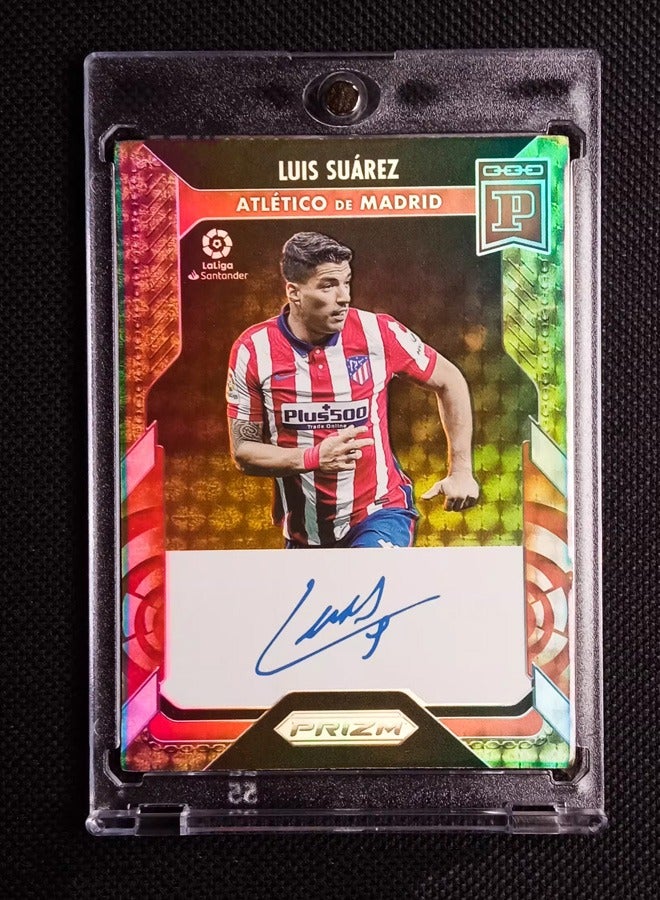 Luis Suarez Soccer Trading Cards Autographed Soccer Card Refractor Sports Card Collectors Edition Football Card Iconic Signature Sports Memorabilia for Fans and Collectors - Image 2