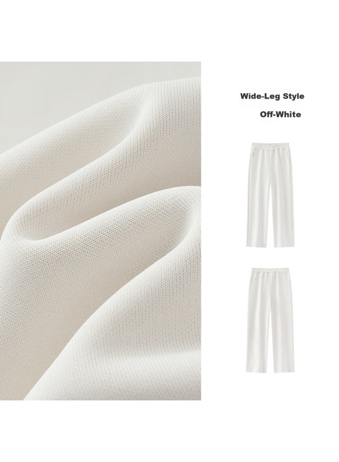 Semir Casual Pants For Women Spring Letter Print Long Pants Simple Sports Style Wide-leg Pants 102126127001 - Image 4