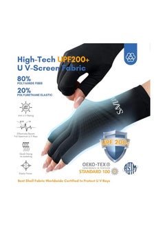 Bukela UV Gloves for Gel Nail Lamp, Professional UPF50+ UV Protection Gloves for Manicures  - Image 5