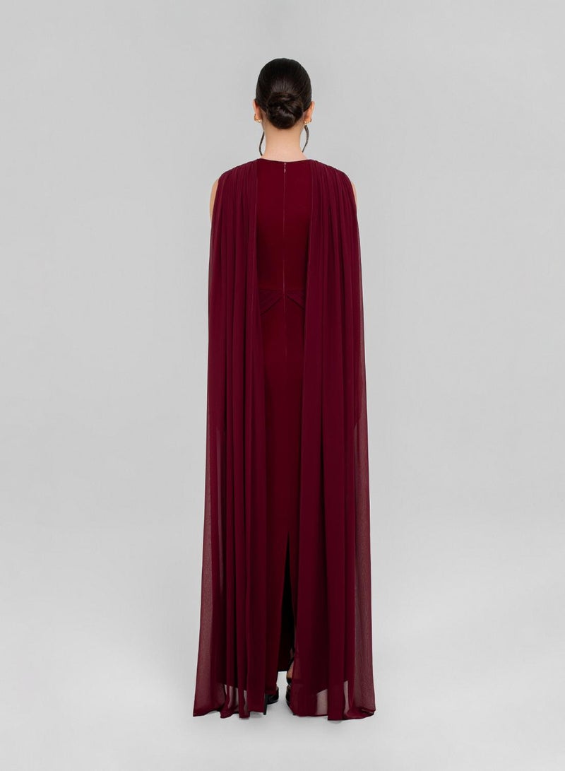 CHASE Drape Sleeve Maxi Dress - Image 2