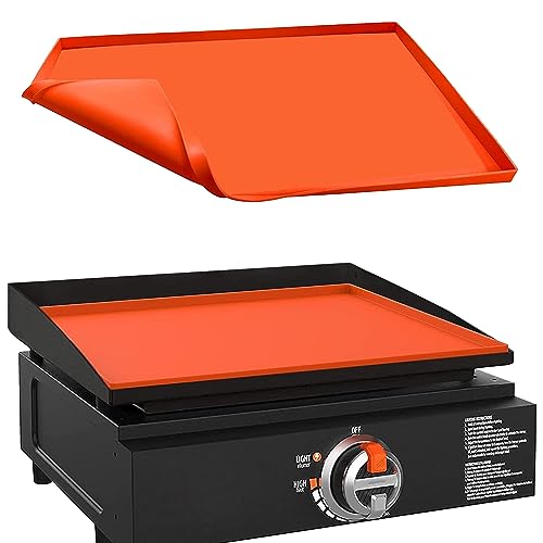 Protebox 17" Silicone Griddle Mat for Blackstone 17 Inch Grill, Heavy Duty Food Grade Silicone Griddle Cover, Protect Your Grill from Dirt & Rust All Year Round - Image 1